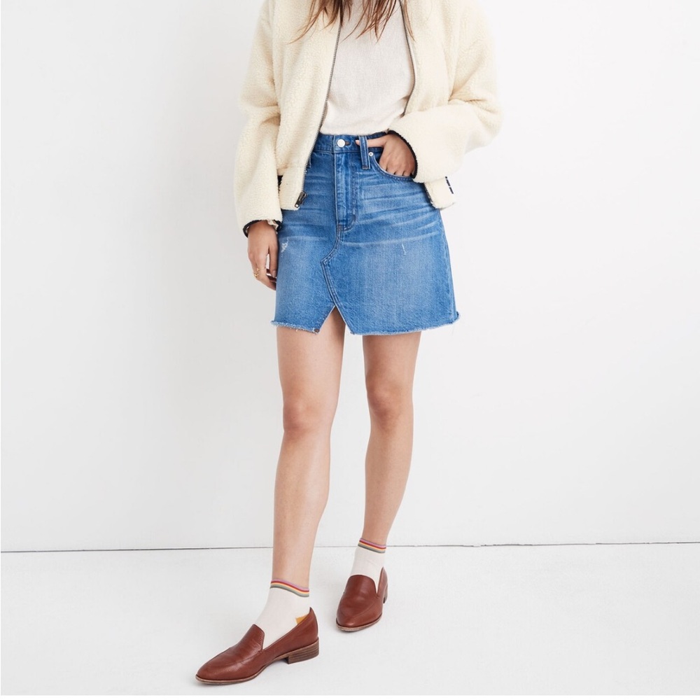 Madewell Denim Mini Skirt Size 25